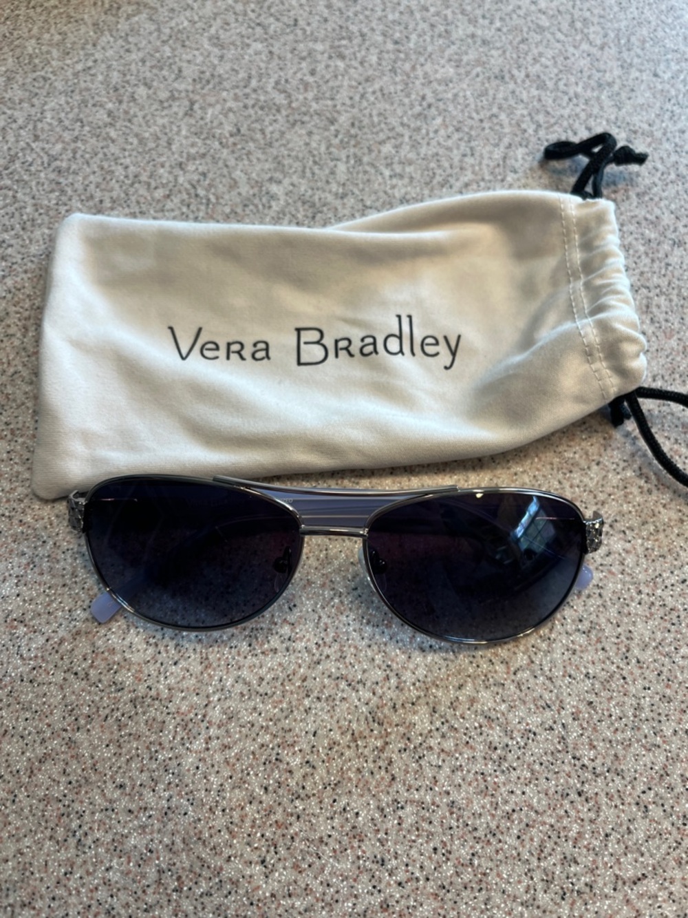 Vera Bradley Aviator Sunglasses Hummingbird Park Polarized